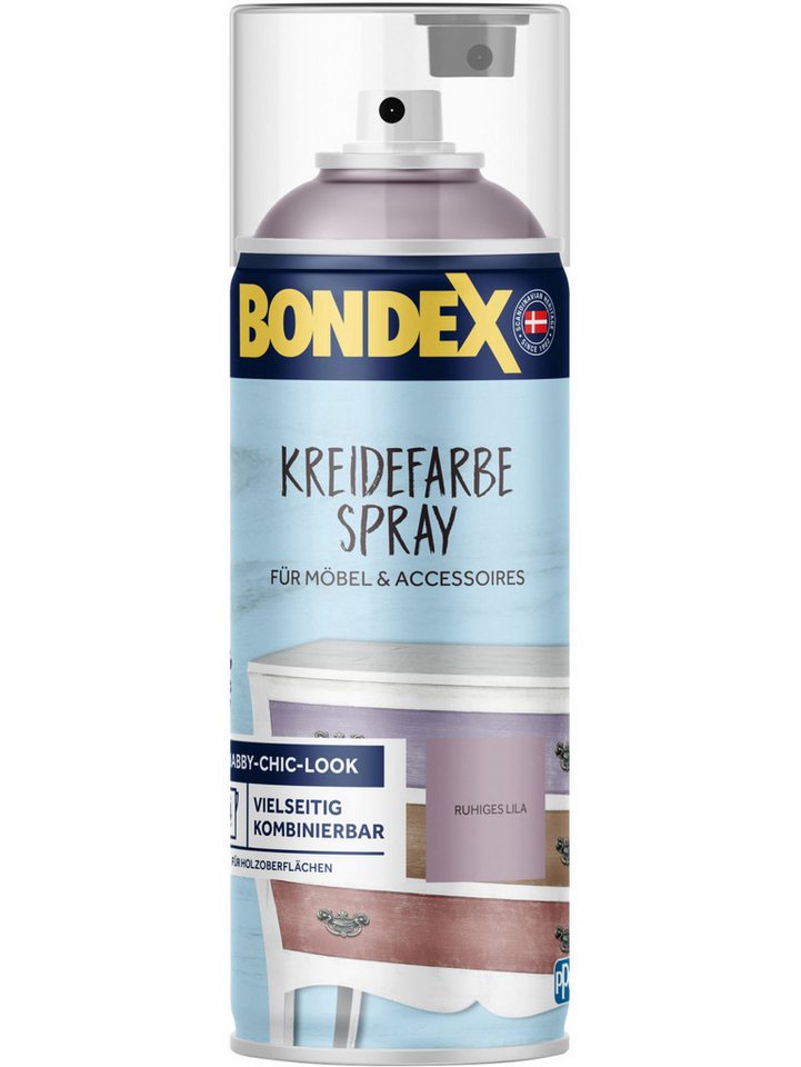 Bondex Strukturpaste Bondex Kreidefarbe Spray 400 ml ruhiges lila von Bondex