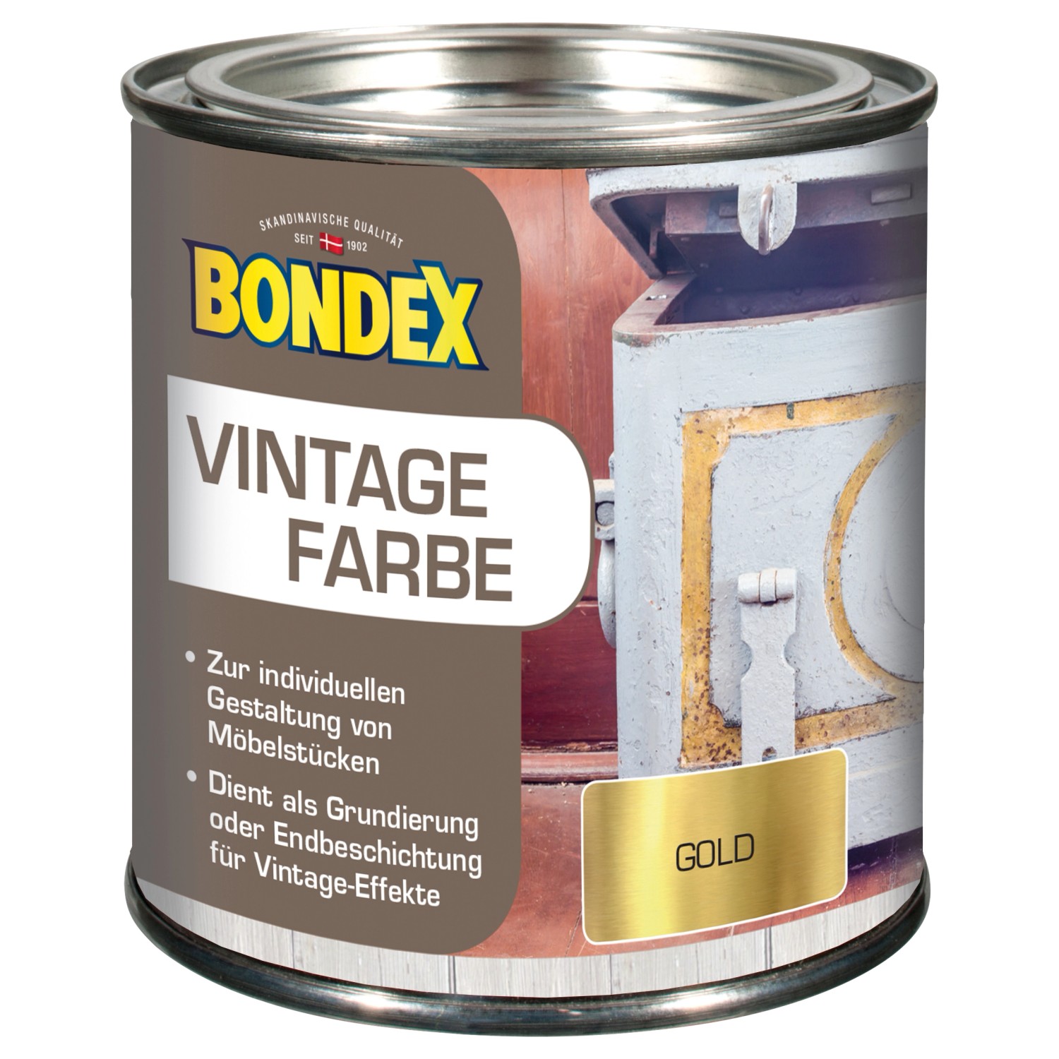 Bondex Vintage Farbe Gold 375 ml von Bondex