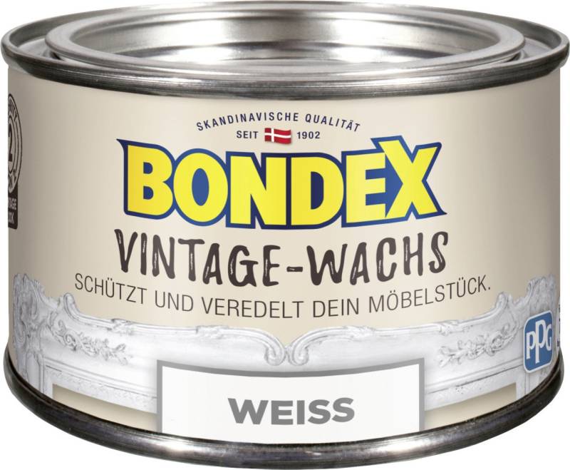 Bondex Vintage-Holzwachs kreideweiß 250 ml von Bondex