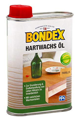 Bondex 352895 Hartwachsöl natur 0,25 L für 5 m² - Betont die natürliche Holzmaserung, Verleiht seidig glänzende Wachsoberfläche, Natürliche Rohstoffe Bondex 352895 Hartwachsöl natur 0,25 L für 5 m² - Betont die natürliche Holzmaserung, Verleiht seidig glänzende Wachsoberfläche, Natürliche Rohstoffe von Bondex