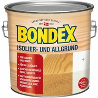 Bondex - Isolier- und Allgrund 2,5 l, weiß Sperrgrund Haftgrund Innen Aussen von Bondex