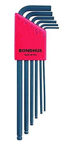 Bondhus 10946 Set of 6 Balldriver« L-Wrenches, Sizes 1.5-5mm von Bondhus