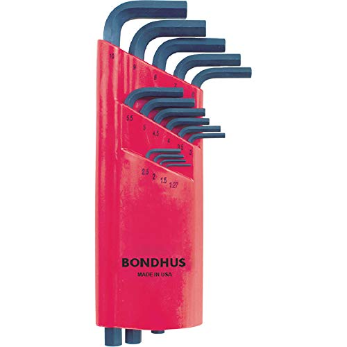 Bondhus 12195 HLX15MML L-Wrench Set 1.27mm-10mm, Black von Bondhus