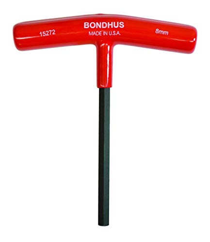 Bondhus 15272 T-Griff Sechskant-Schraubendreher, 15,2 cm, mehrfarbig, 8 mm von Bondhus