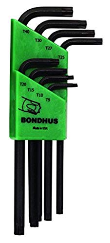 Bondhus Winkelschlüssel-Satz Star Tamper Resistant TR-TL8 Torx, 8-teilig, 32434 von Bondhus