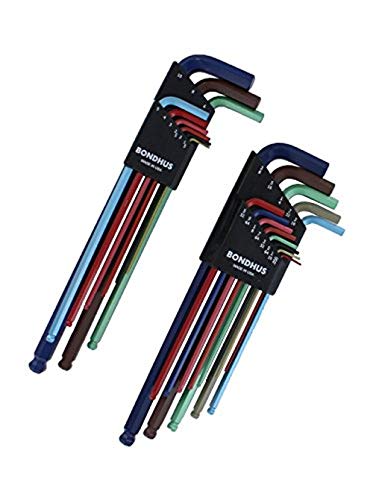 Bondhus 69600 Ball End Double Pack l-wrench Set with ColorGuard, 13 Piece by Bondhus von Bondhus