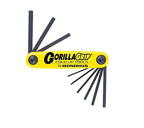 Bondhus GorillaGrip Sechskant Klapphalter HF5, Inch, 5-teilig, 12585 von Bondhus