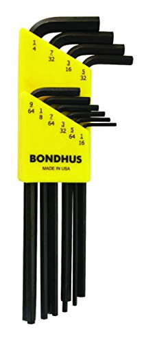 Bondhus Winkelschlüssel-Satz Sechskant HLX10, 10-teilig, 12138 von Bondhus