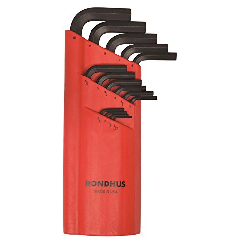 Bondhus Winkelschlüssel-Set, Kugelkopf, 1,27-10 mm (15U) von Bondhus