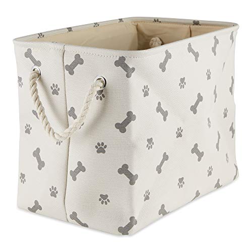 Bone Dry Pet Storage Collection Pfoten- und Knochen-Druck, mittelgroß, rechteckig, 40,6 x 25,4 x 30,5 cm, Grau Bone Dry Pet Storage Collection Pfoten- und Knochen-Druck, mittelgroß, rechteckig, 40,6 x 25,4 x 30,5 cm, Grau von Bone Dry