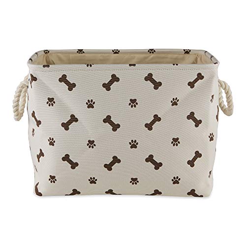 Bone Dry Pet Storage Collection Pfoten-und Knochenaufdruck, Baumwolle, Dunkelbraun, Medium Rectangle Bone Dry Pet Storage Collection Pfoten-und Knochenaufdruck, Baumwolle, Dunkelbraun, Medium Rectangle von Bone Dry