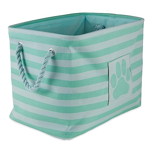 Bone Dry Pet Storage Collection gestreifter Pfotenabfalleimer, groß, rechteckig, Aquamarin Bone Dry Pet Storage Collection gestreifter Pfotenabfalleimer, groß, rechteckig, Aquamarin von Bone Dry