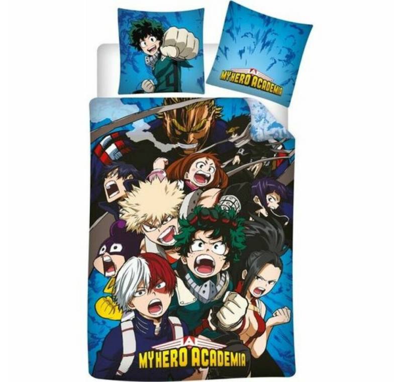 Baymax Dekokissen My Hero Academia Bio-Baumwolle Bettbezug Bett 90cm von Baymax