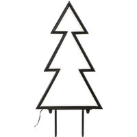 BONETTI LED Baum "Tanne" Warmweiß aus Kunststoff und Metall, Weihnachtsdeko aussen von Bonetti