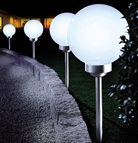 Bonetti LED Solar Gartenkugel Ø 25 cm Solarlampe Gartenlampe Dekoleuchte Außenleuchte von Bonetti