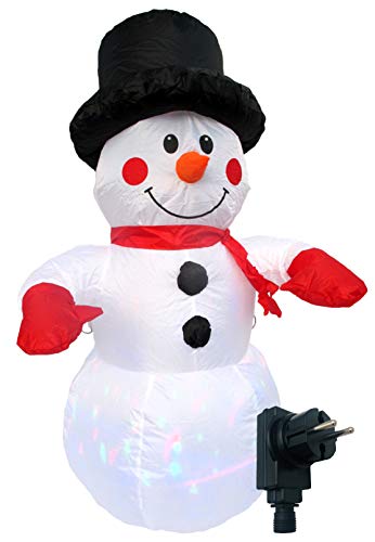 Bonetti Selbstaufblasender Schneemann mit LED-Beleuchtung 120 cm Bonetti Selbstaufblasender Schneemann mit LED-Beleuchtung 120 cm von Bonetti