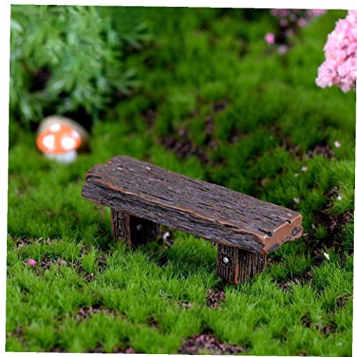 3pcs Micro Landschaft Bänke Dekoration Miniatur-fee-Garten Bonsai Ornamente Puppenhaus Dekoration Zufällige Farbe von Bongles