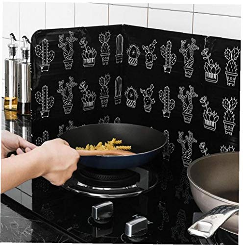 Küche Öl-Spritzer-Screens Aluminiumfolienplatte Gasherd Proof Baffle Home Küche Kochen Gadgets Küche Öl-Spritzer-Screens Aluminiumfolienplatte Gasherd Proof Baffle Home Küche Kochen Gadgets von Bongles