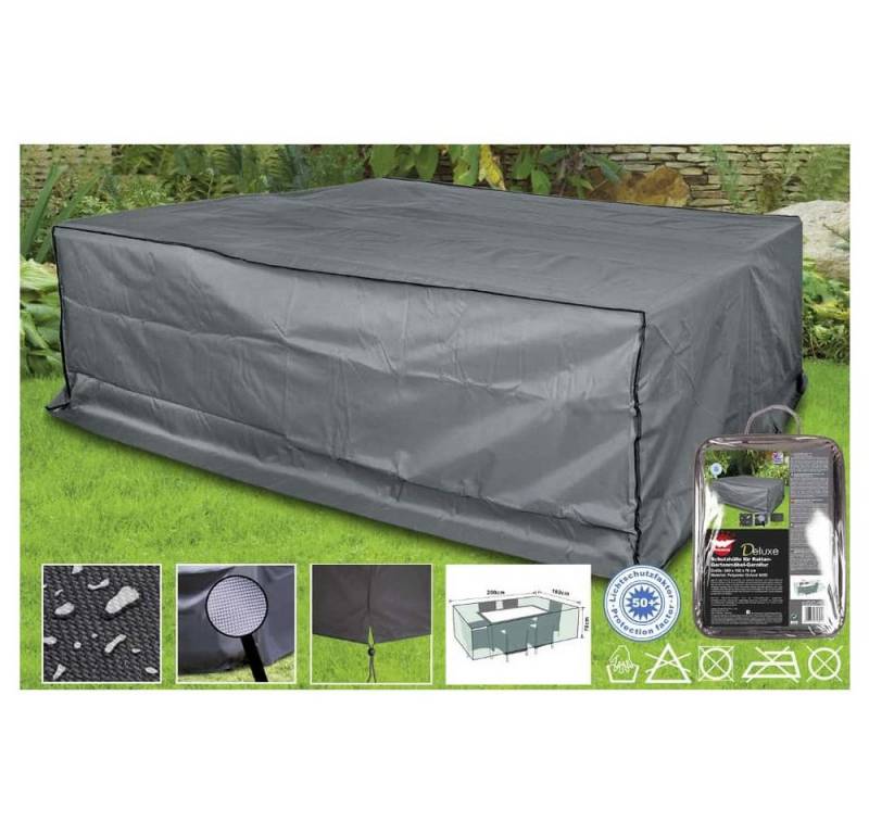 Boni-Shop Gartenmöbel-Schutzhülle Schutzhülle Deluxe Rattan-Garnitur,ca.200x160x70 von Boni-Shop