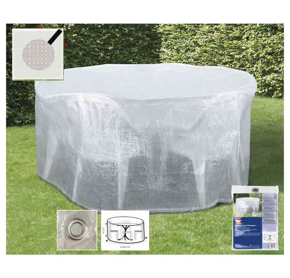 Boni-Shop Gartenmöbel-Schutzhülle Schutzhülle Gartenmöbel, transparent, Sitzgruppe Abdeckung, 200x95 cm Boni-Shop Gartenmöbel-Schutzhülle Schutzhülle Gartenmöbel, transparent, Sitzgruppe Abdeckung, 200x95 cm von Boni-Shop