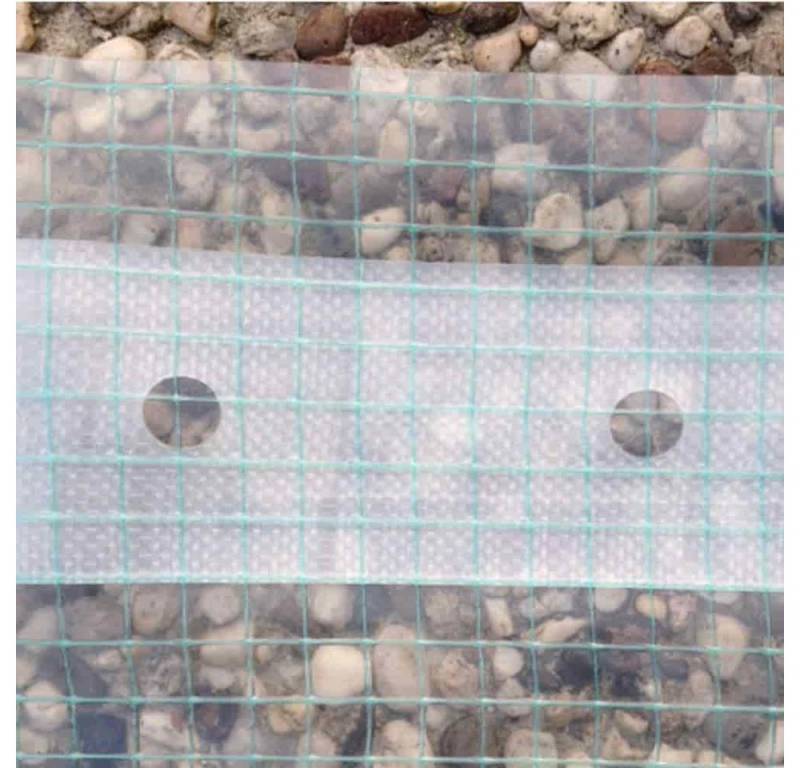 Boni-Shop Gitterfolie Gitterfolie mit Nagelrand, Gewächshausfolie, 4 Breite x 15 Meter Boni-Shop Gitterfolie Gitterfolie mit Nagelrand, Gewächshausfolie, 4 Breite x 15 Meter von Boni-Shop