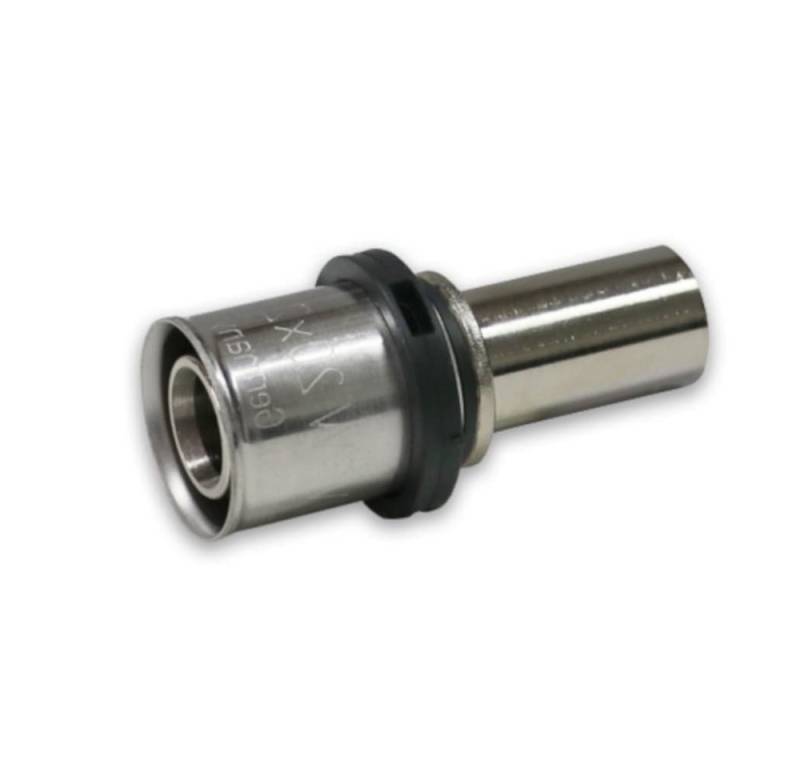 Boni-Shop Pressfitting Pressfitting Rohr-Übergang auf Kupferrohr 16 x 2 - 15 mm vernickelt von Boni-Shop