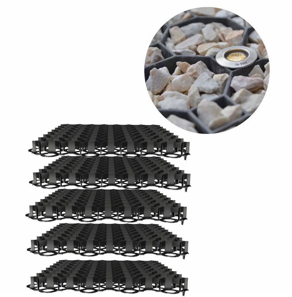 Boni-Shop Rasengitter 10er Set Kunststoff Rasengitter Schwarz Boni-Shop Rasengitter 10er Set Kunststoff Rasengitter Schwarz von Boni-Shop