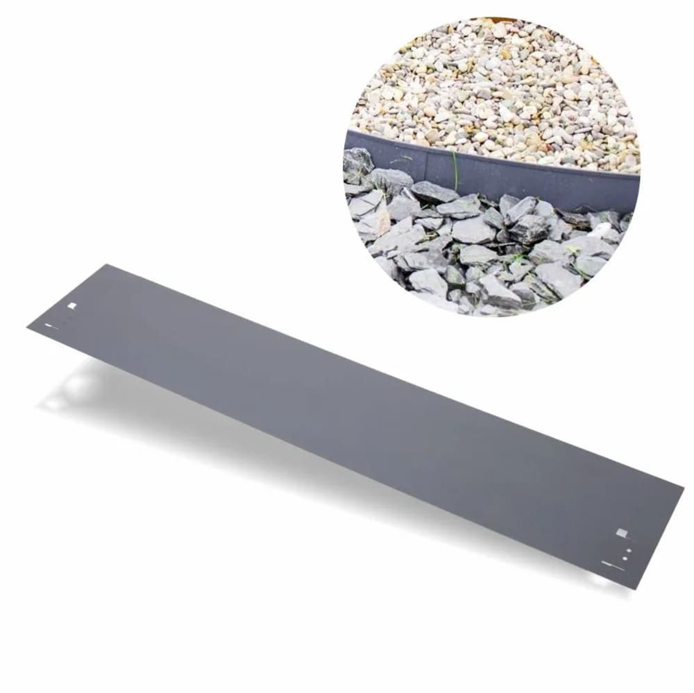 Boni-Shop Rasenkante Rasenkanten Metall Höhe 13.5-18.5 cm Länge 120 cm, Beeteinfassung, Beetumrandung, Beetbegrenzungen, Farbe: Grau, Größe: 1 Stück 13.5cm Boni-Shop Rasenkante Rasenkanten Metall Höhe 13.5-18.5 cm Länge 120 cm, Beeteinfassung, Beetumrandung, Beetbegrenzungen, Farbe: Grau, Größe: 1 Stück 13.5cm von Boni-Shop