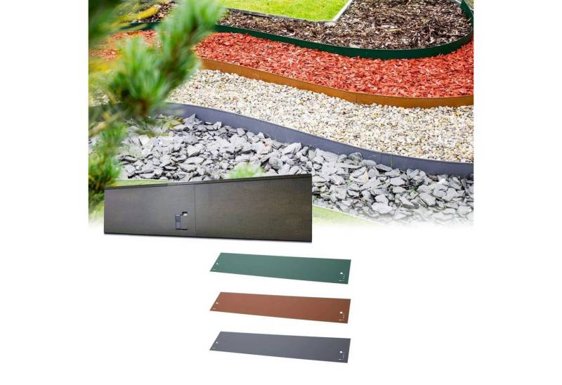 Boni-Shop Rasenkante Rasenkanten Metall Höhe 13.5-18.5 cm Länge 120 cm, Beeteinfassung, Beetumrandung, Beetbegrenzungen, Farbe: Grau, Größe: 10 Stück 13.5cm Boni-Shop Rasenkante Rasenkanten Metall Höhe 13.5-18.5 cm Länge 120 cm, Beeteinfassung, Beetumrandung, Beetbegrenzungen, Farbe: Grau, Größe: 10 Stück 13.5cm von Boni-Shop