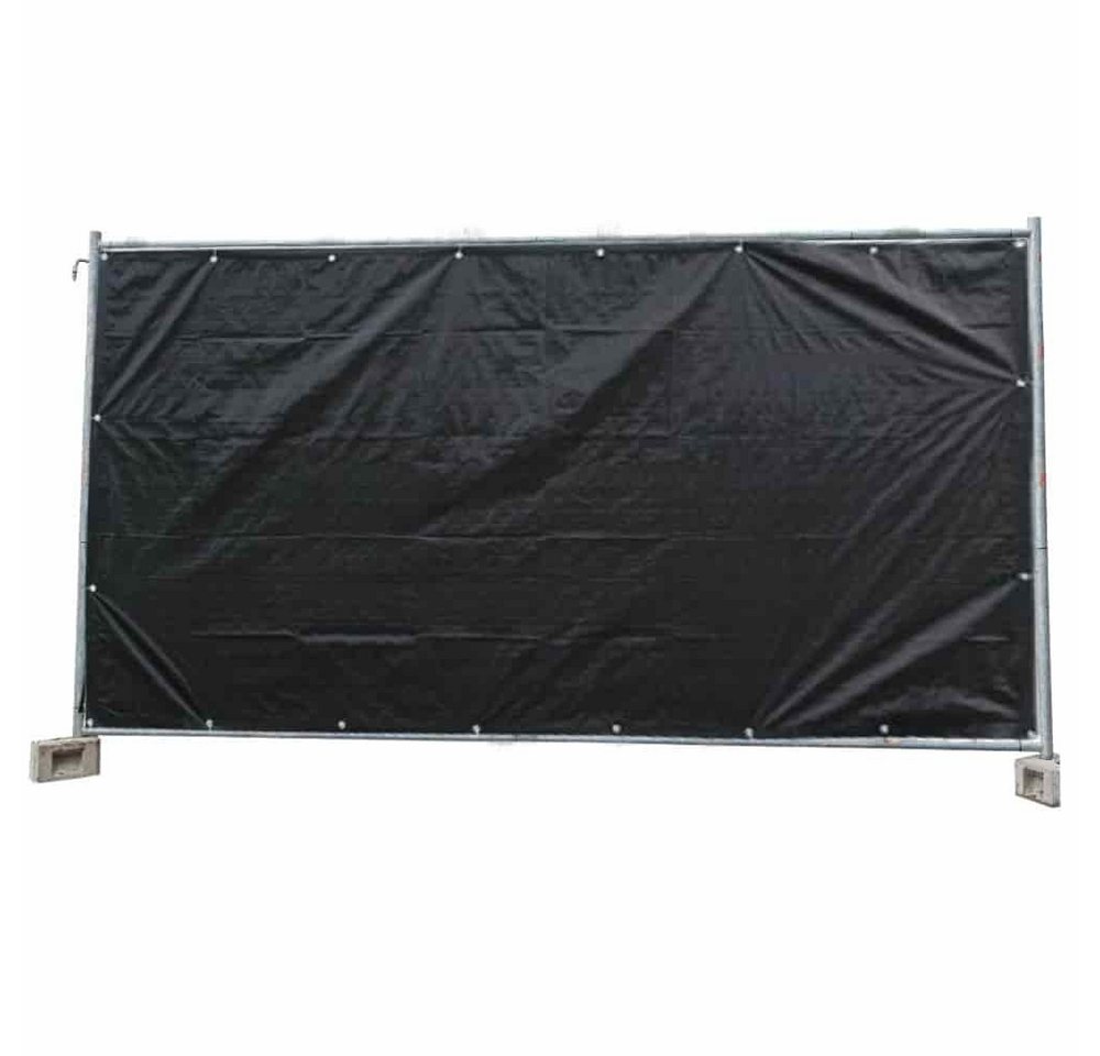 Boni-Shop Schutzplane Bauzaunplane 160g/m² schwarz PE 1,76m x 3,41m Boni-Shop Schutzplane Bauzaunplane 160g/m² schwarz PE 1,76m x 3,41m von Boni-Shop