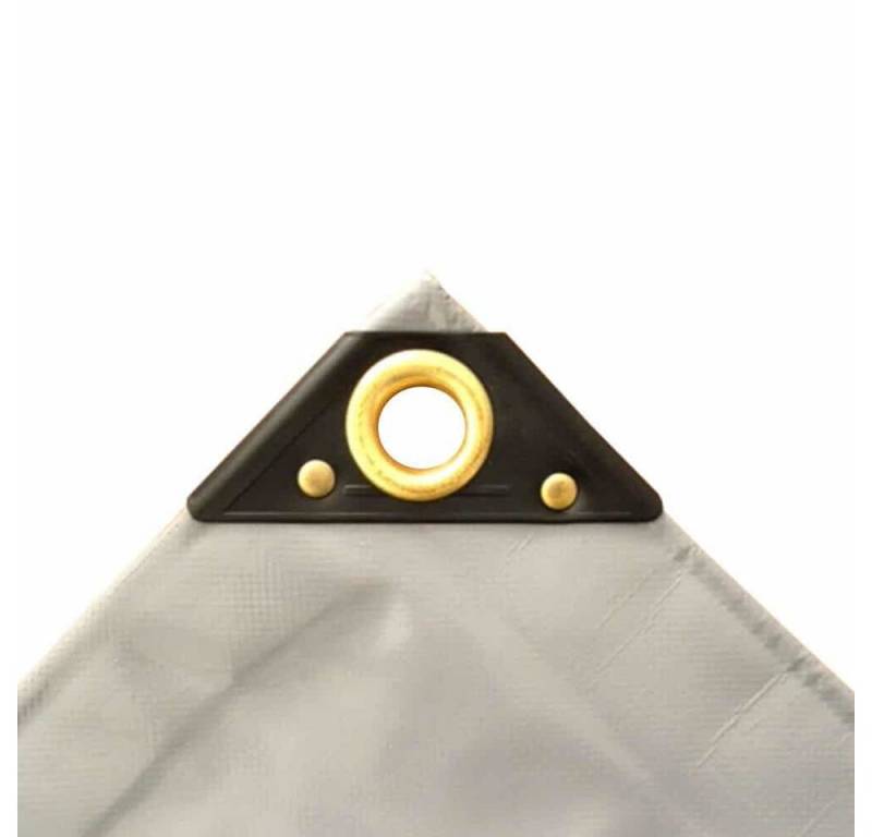 Boni-Shop Schutzplane grau 650 g/m² PVC 3 x 4m (12m) Plane von Boni-Shop