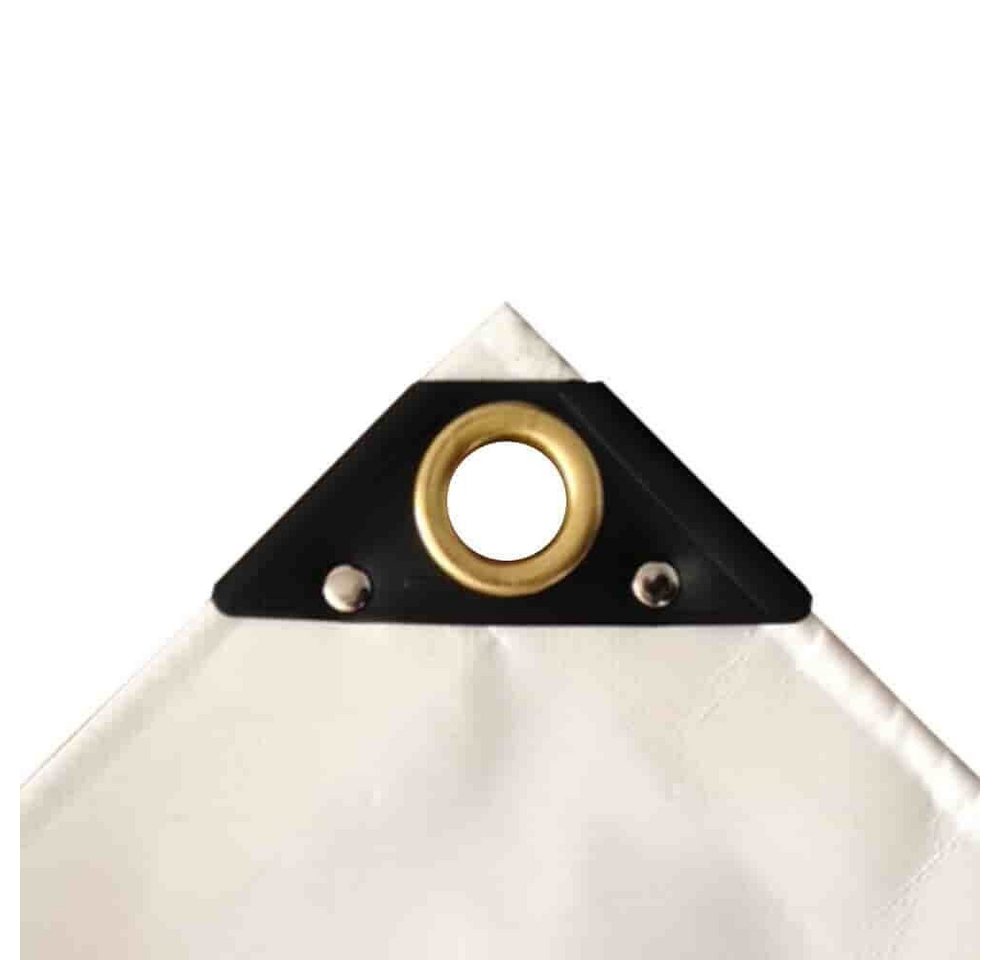 Boni-Shop Schutzplane weiss 650 g/m² PVC 5 x 6m (30m) Plane von Boni-Shop