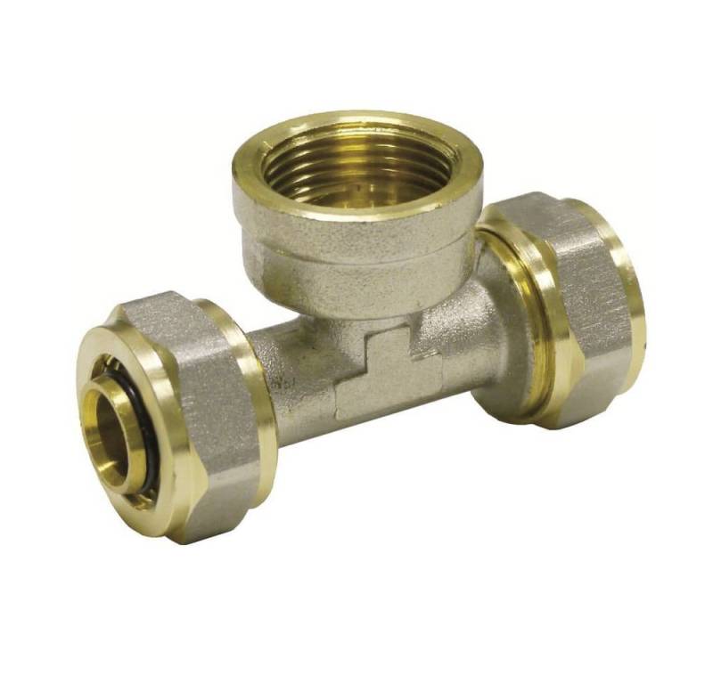 Boni-Shop T-Stück Schraubfitting T-Stück 16 x 2 - 3/4" IG - 16 x 2 von Boni-Shop