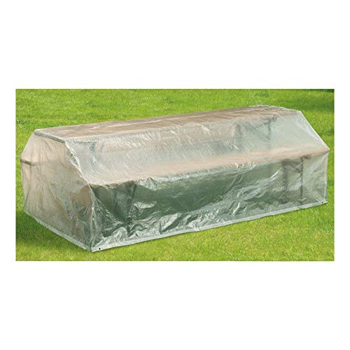 Boni-Shop transparente Schutzhülle f. Gartenmöbel Abdeckung (Bierzeltgarnitur,ca.220x120x75) von Boni-Shop