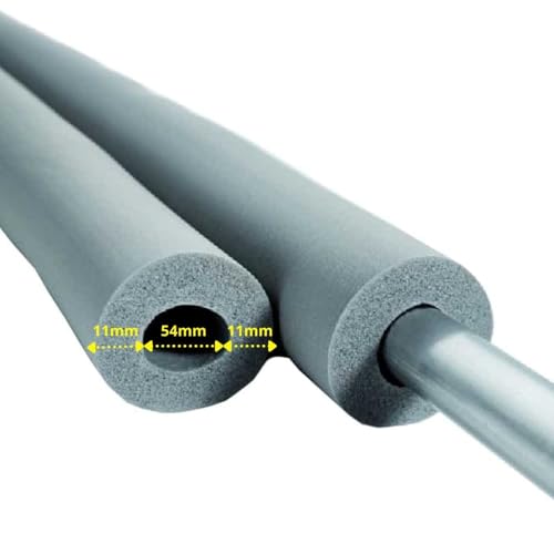INSUL-TUBE® H PLUS Kautschuk 2m Rohrisolierung Ø 54 mm x 10 mm Dämmung von Boni-Shop