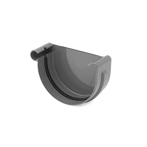 Rinnenkappe links graphit System 100 von Boni-Shop