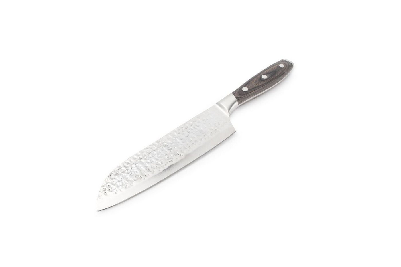 Asphald Allzweckmesser Santoku Messer mit Holzgriff Edelstahl, gehämmerten Struktur von Asphald