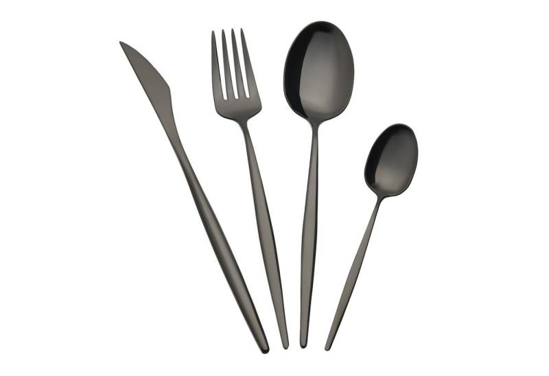 Asphald Besteck-Set Cairo Premium Besteck Set 6 Personen 24 tlg Essbesteck (24-tlg), 6 Personen, Edelstahl 18/10, Ausgewogenes Gewicht - liegt perfekt in der Hand von Asphald