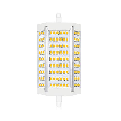 Bonlux 30W R7s Dimmbare 118MM LED-Lampe Kaltweiß 6000K J118 Doppelendstrahler 3000lm entspricht 300W Halogenlampe für Zuhause, Wohnzimmer, Balkon, Büro, Hotel, Restaurant usw (1 Stück) von Bonlux