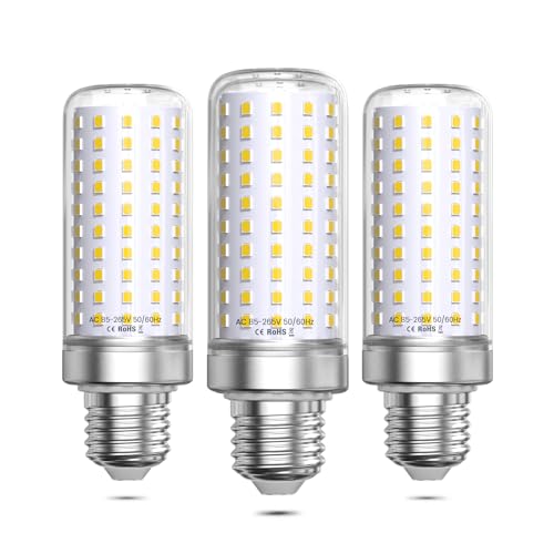 Bonlux E27 Maiskolben LED Lampen 25W, 2500lm, Entspricht 200W Halogenlampe, LED Leuchtmittel E27 Maiskolben Neutralweiß 4000K, Glühbirne E27 LED für Stehlampe, Kronleuchter (Nicht dimmbar, 3 Stück) von Bonlux