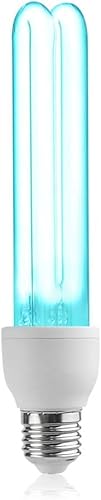 Bonlux UV Desinfektion Lampe E27 25W Quarzrohr Brine Sterilisation UVC 254nm mit Ozon 360°Abstrahlwinkel Entfernung Mites (1 Stück) von Bonlux