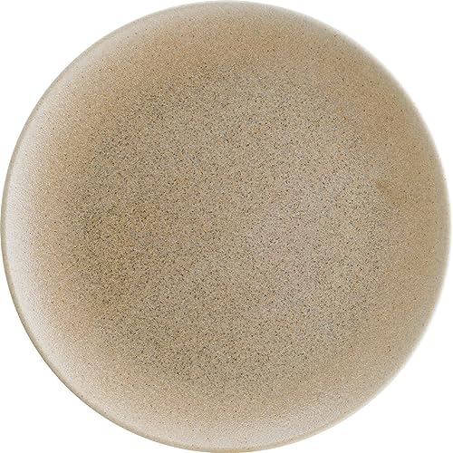 6x Bonna Luca Salmon Gourmet kleiner Teller flach 17cm 2cm hoch Sand Beige Elfenbein Porzellan S-MT-LUCSLGRM17DZ Frühstücksteller Brotteller Kuchenteller Geschirr von Bonna