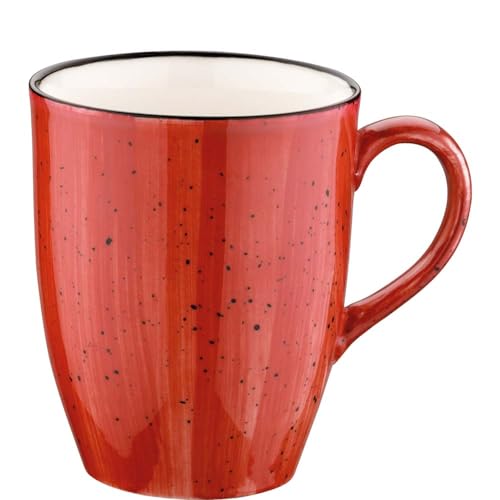 Bonna 6x Aura Passion Conic Tasse 33cl Rot Porzellan APSMUG03KKN Tasse Kaffeetasse Teetasse Geschirr von Bonna
