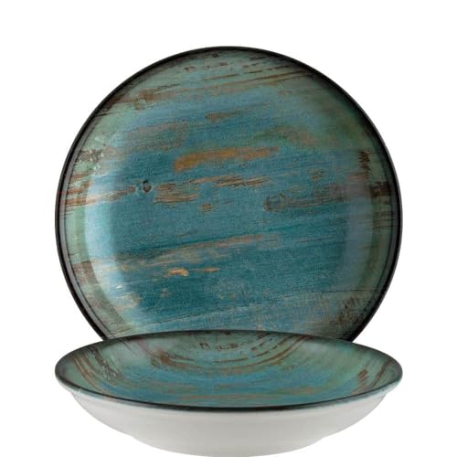 Bonna 6x Madera Mint Bloom Teller tief 25cm 130cl rund Porzellan Blau MDRMTBLM25CK Suppenteller Pastateller Essteller Salatteller Geschirr Bonna 6x Madera Mint Bloom Teller tief 25cm 130cl rund Porzellan Blau MDRMTBLM25CK Suppenteller Pastateller Essteller Salatteller Geschirr von Bonna