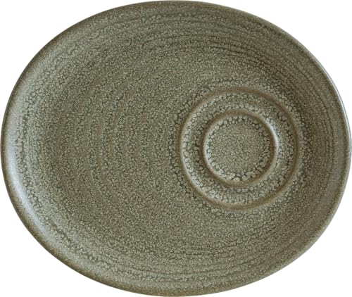 Bonna Adelfa Ripple Untertassen 20×17 cm – 6er Set | Porzellan grün im modernen Design | Horeca-Qualität für Gastronomie & Zuhause | spülmaschinen- & mikrowellengeeignet | ADFRPL01STB Bonna Adelfa Ripple Untertassen 20×17 cm – 6er Set | Porzellan grün im modernen Design | Horeca-Qualität für Gastronomie & Zuhause | spülmaschinen- & mikrowellengeeignet | ADFRPL01STB von Bonna