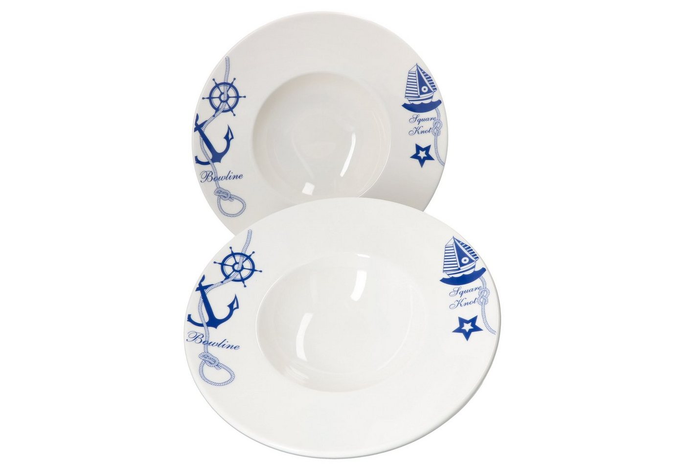 Bonna Pastateller 2er Set Pastateller Navy Banquet Bonna - T690BNC28CK von Bonna