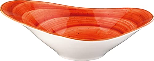 Bonna Premium Porcelain ATCSTR27KS Aura Terracotta Bowl Schale, Salatschale, Schüssel, 18.8x28cm, 750ml, Porzellan, orange, 1 Stück von Bonna