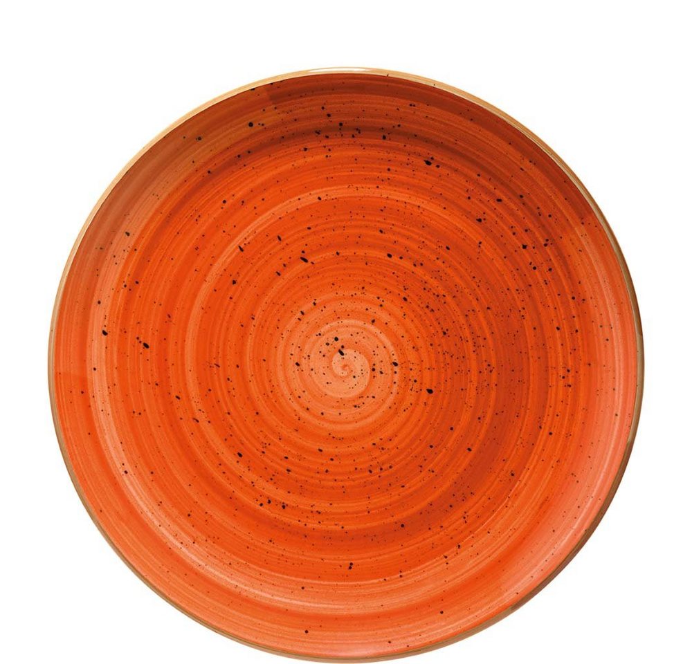 Bonna Speiseteller Aura Terracotta, Gourmet Teller flach 17cm Premium Porzellan terrakotta 1 Stück von Bonna