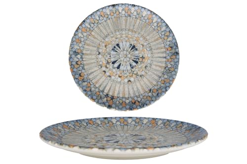 Bonna Teller - Luca Mosaic - Porzellan - 21 cm - 6er Set von Bonna