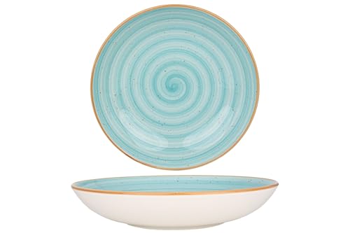 Bonna Tiefe Teller - Aqua - Porzellan - 25 cm (1300cc) - 6er Set von Bonna
